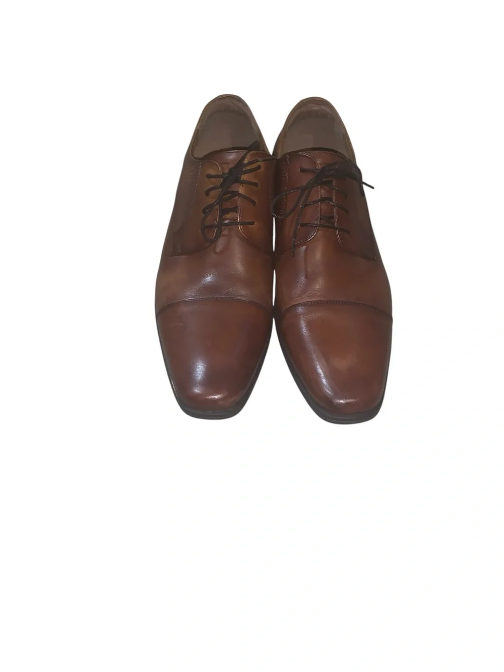 Florsheim Men’s Tan Brown Leather Derby Oxfords Dress Shoes